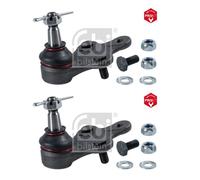 2X Febi 23107+23109 Giunto Di Sospensione Anteriore Per Toyota Starlet Paseo