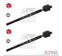2x Febi 23645 Giunto Assiale Tirante Frontale per Toyota Yaris Verso