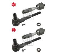 2x Febi 36800 Snodi Assiali Set Anteriore Entrambi Lati per Audi A4 Seat Exeo