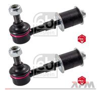 2x Febi 42083 Barra / Puntone Stabilizzatrice Frontale per Honda Prelude V BB