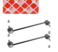 2x FEBI ASTA DI ACCOPPIAMENTO ANTERIORE PER AUDI A1 A2 SEAT SKODA VW FOX POLO...