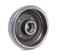 2x FEBI BILSTEIN 02123 Tamburo freno Ø180mm Posteriore per VW GOLF II (19E, 1G1)