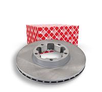 2x FEBI BILSTEIN 170742 Disco freno Anteriore 276mm