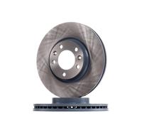 2x FEBI BILSTEIN 22921 Disco freno Anteriore per OPEL 283mm