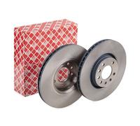 2x FEBI BILSTEIN 23559 Disco freno Anteriore per OPEL Corsa D Hatchback (S07)