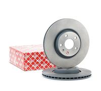 2x FEBI BILSTEIN 24384 Disco freno Anteriore per VW GOLF VI (5K1) 312mm