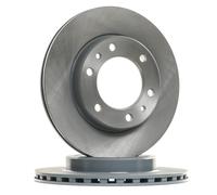 2x FEBI BILSTEIN 26067 Disco freno Anteriore per VW Taro Pick-up 302mm