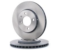 2x FEBI BILSTEIN 43841 Disco freno Anteriore per SKODA Citigo Hatchback 256mm