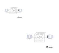 2x Febi BILSTEIN Accoppiamento Stabilizzatore Posteriore Adatto A per