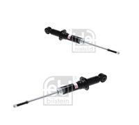 2x FEBI BILSTEIN Ammortizzatori Gas Press. Post. per Toyota Corolla ZZE12 NDE12