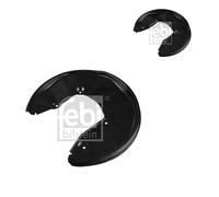 2X FEBI BILSTEIN Ankerblech Spritzblech Bremsscheibe Dietro Per Audi A6 Allroad