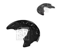 2X FEBI BILSTEIN Ankerblech Spritzblech Disco Freno Anteriore Per VW Passat 3G5