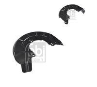 2X FEBI BILSTEIN Ankerblech Spritzblech Disco Freno Anteriore Per VW UP 121 122