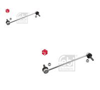 2x Febi BILSTEIN Barra Accoppiamento Stabilizzatore Ant. per Opel Astra Anni P10