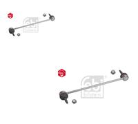 2X FEBI BILSTEIN Barra Stabilizzatrice Anteriore Per Opel Corsa E X15