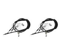 2x Febi BILSTEIN Cavo Del Freno a Mano Flessibile per Ford C-Max II