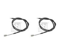 2x Febi BILSTEIN Cavo Del Freno a Mano Flessibile per Peugeot 807 E 2.0