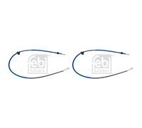 2X FEBI BILSTEIN Cavo Del Freno A Mano Per Volvo S60 I 384