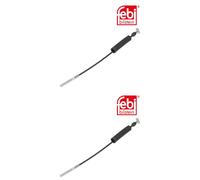 2x FEBI BILSTEIN Cavo Freno A Mano Set per Toyota Corolla Compact _E11_ 292