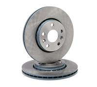 2x FEBI BILSTEIN Disco freno Anteriore Ø280mm Spessore: 24mm Cerchio foro-Ø: 108mm ventilazione interna 12097