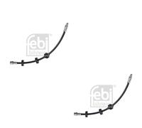 2x Febi BILSTEIN Flessibile Del Freno Tubo Anteriore Adatto A per Alfa Romeo 147