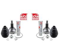 2X FEBI BILSTEIN Kit Giunto Semiassi Anteriore Sinistro Destro Per Ford Focus
