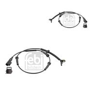 2x Febi BILSTEIN Sensore Velocità Ruota Anteriore Sinistra Dx per Land Rover Fa