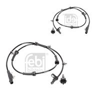 2x Febi BILSTEIN Sensore Velocità Ruota Posteriore SX Destra per Nissan Qashqai+