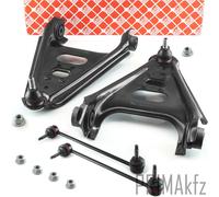 2x Febi Braccio Oscillante Con Giunto + Barra Accoppiamento per Smart Fortwo