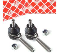 2x Febi Testa Tirante Anteriore Esterno per Mercedes-Benz 190 W201