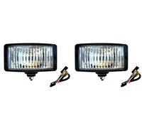 2x Fendinebbia Con Lampadine H3 12V Alogeno E20 LKW Schlepper MelTruck