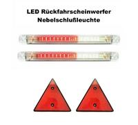 2x Fendinebbia Posteriori LED + Luci Retromarcia 12V/24V 237 mm E20 MelTruck