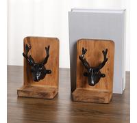 2x Fermalibri Decorativi Mensole Riviste Libri Di Cucina Libri Di Ricette