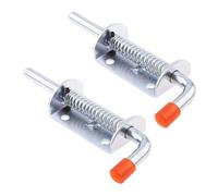 2X Fermo Un Molla con Bullone Un Barilotto con Serratura Nel Metallo con Im5115