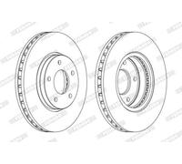 2x FERODO DDF1069C PREMIER Disco freno Anteriore per JAGUAR XK Coupe (X150)