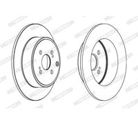 2x FERODO DDF1421C PREMIER Disco freno Posteriore 279mm