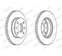 2x FERODO DDF1529C PREMIER High Carbon Disco freno Anteriore per HYUNDAI GETZ