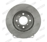 2x FERODO DDF1610 PREMIER Disco freno Anteriore per HONDA Jazz II Hatchback