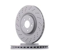 2x FERODO DDF1650C-1 PREMIER Disco freno Anteriore 345mm