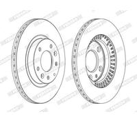 2x FERODO DDF1657C PREMIER Disco freno Anteriore per MAZDA MX-5 III (NC) 290mm