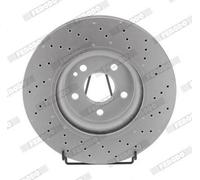 2x FERODO DDF2559C Disco freno Anteriore adatto per MERCEDES-BENZ GLA (X156)