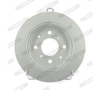 2x FERODO DDF468C PREMIER Coat+ Disco freno Posteriore per HONDA CRX II (ED, EE)