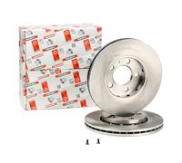 2x FERODO DDF927C PREMIER Coat+ Disco freno Anteriore per VW POLO (9N) 256mm