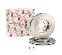 2x FERODO Disco freno Anteriore Ø256mm Altezza: 36,5mm Spessore: 22mm ventilato DDF927C