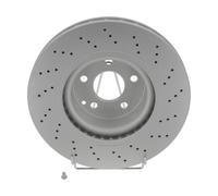 Ferodo Disco freno DDF1120C-1 anteriore ventilato perforato 1 pezzo