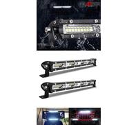 2X Fila Singola 13'' Ultra Sottile Barra Luce LED Notte Lampada Pois Fascio
