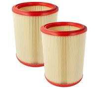 2x Filtro a lamelle per Metabo ASA 30 L PC Inox ASA 25 L PC