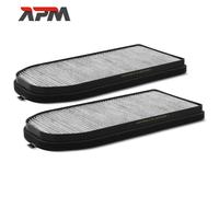 2x Filtro Abitacolo Carboni Attivi per BMW 7er E38 Alpina B12 1994-2001 2.5-6.0