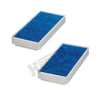 2x Filtro abitacolo con effetto antibatterico E942LB-2 HENGST FILTER per MAYBACH