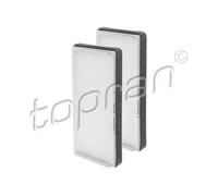 2x Filtro abitacolo Filtro antipolline 400 208 TOPRAN per MERCEDES-BENZ CLASSE E